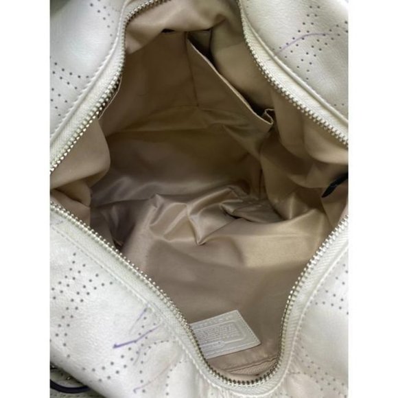 Coach Large White Leather Hobo Bag - Picture 9 of 9